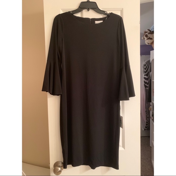 Calvin Klein Dresses & Skirts - NWT Calvin Klein Black Dress Size 8 cute sleeves